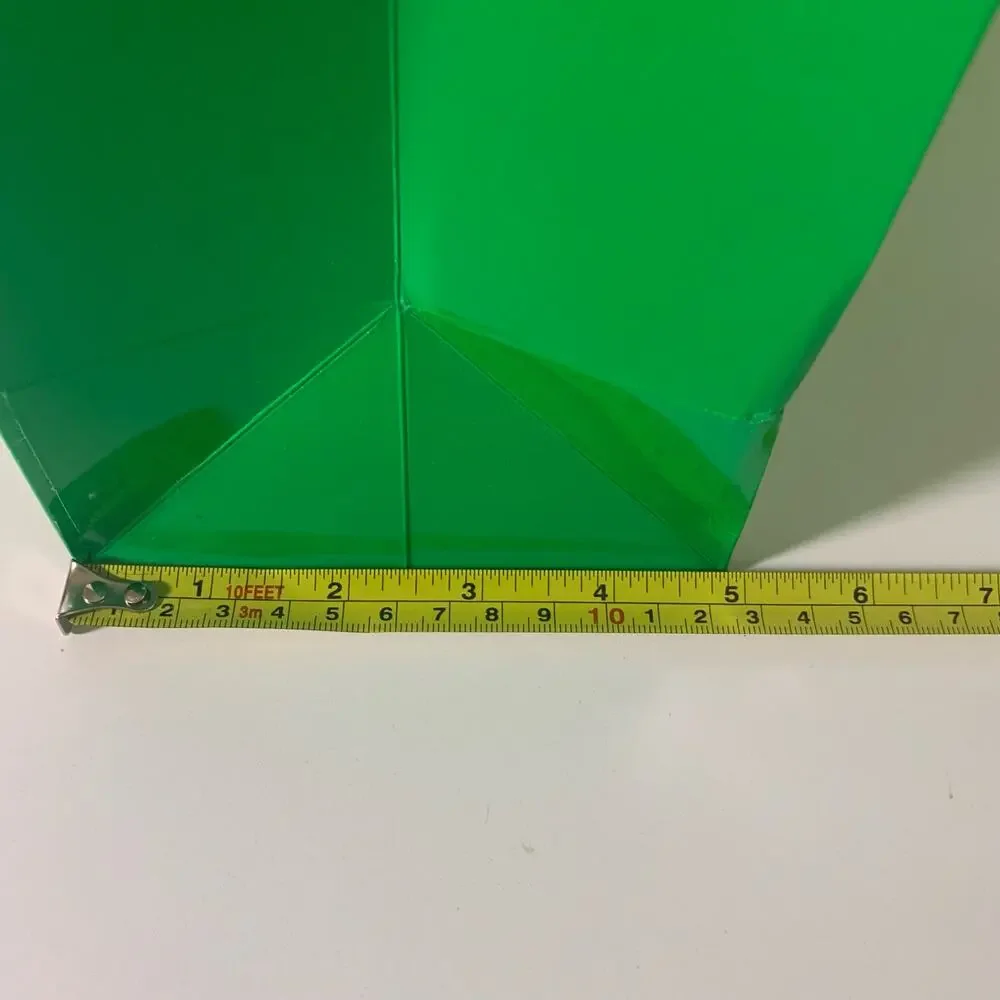 Bottega Veneta Large Green Paper Shopping Tote Empty Gift Bag Only 19x12x5